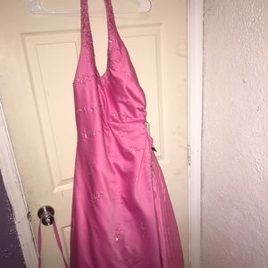 Pink prom dress